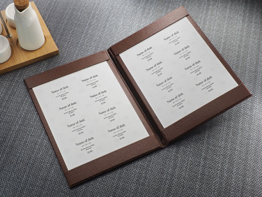 Logo trade corporate gift photo of: Menu cover 1719280