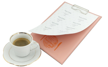 Logo trade business gifts image of: Clipboard menu 1028094
