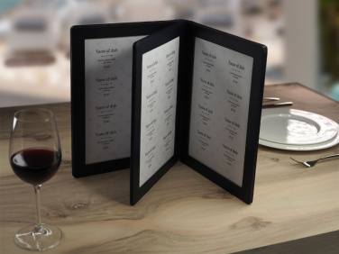 Logo trade promotional giveaways image of: Menu cover 1065119