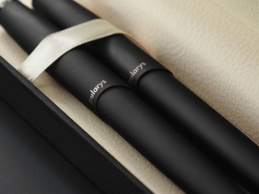 Logo trade promotional merchandise image of: Moonstone Pen set 1287036