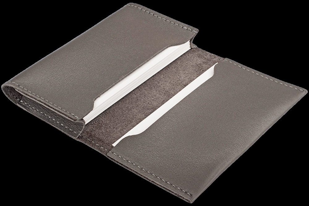 Logo trade promotional items image of: Business card holder 1166131