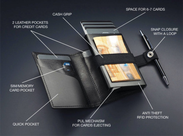 Logo trade promotional products picture of: RFID wallet 1230131