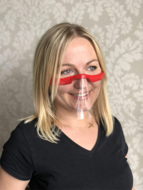 Logotrade promotional giveaway image of: KALIPSO clear face shield-mask for mouth and nose 1447162