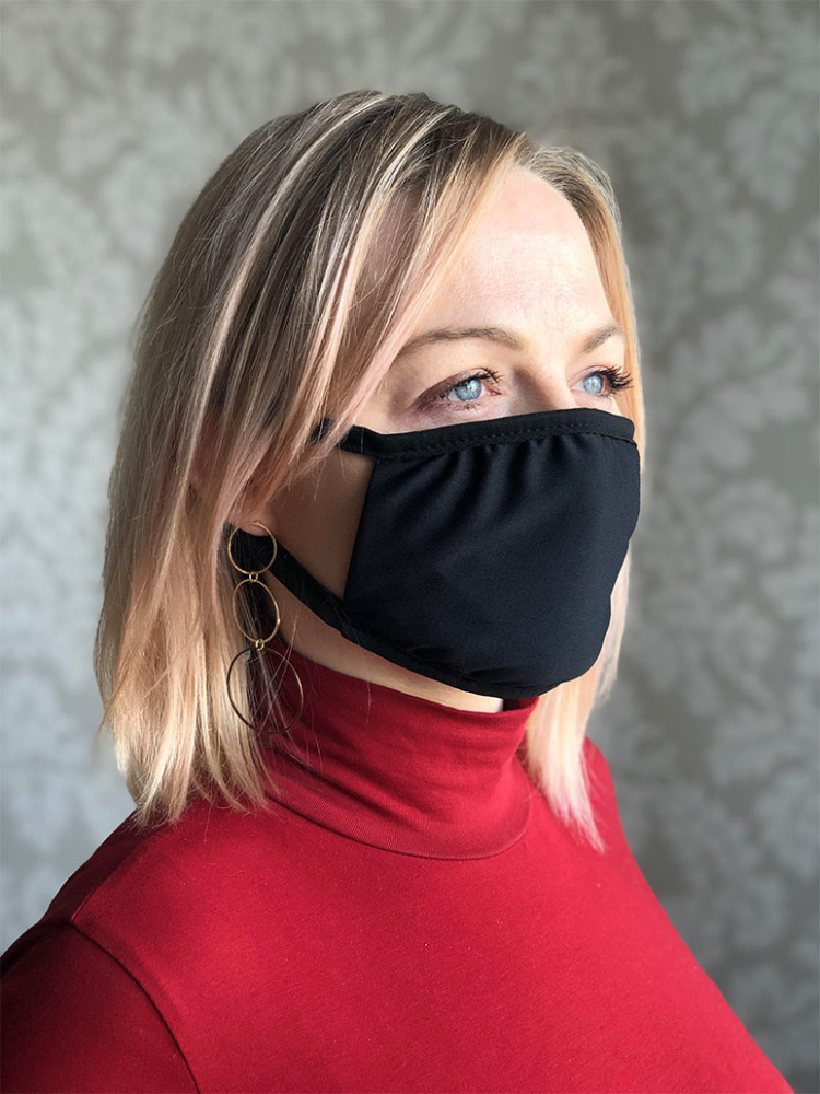 Logo trade promotional merchandise photo of: ARES mask (size M) with the 10 replaceable filters set 1601267