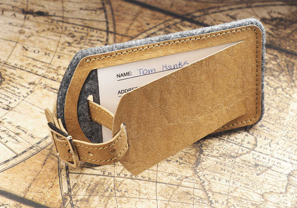 Logo trade promotional merchandise photo of: Luggage tag 1155140