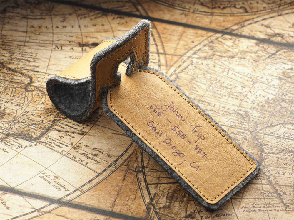 Logo trade advertising products image of: Luggage tag 969140