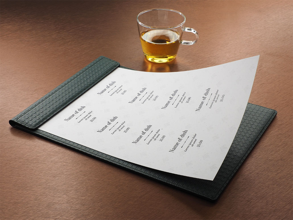 Logotrade promotional giveaways photo of: Menu cover 1241239