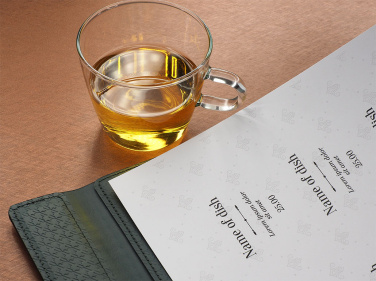 Logo trade promotional products image of: Menu cover 1241239