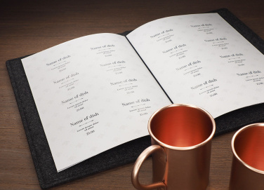 Logotrade promotional item image of: Menu cover Ambiente 1643246