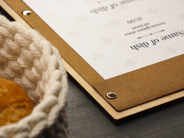 Logo trade corporate gifts image of: Menu pad 1668121