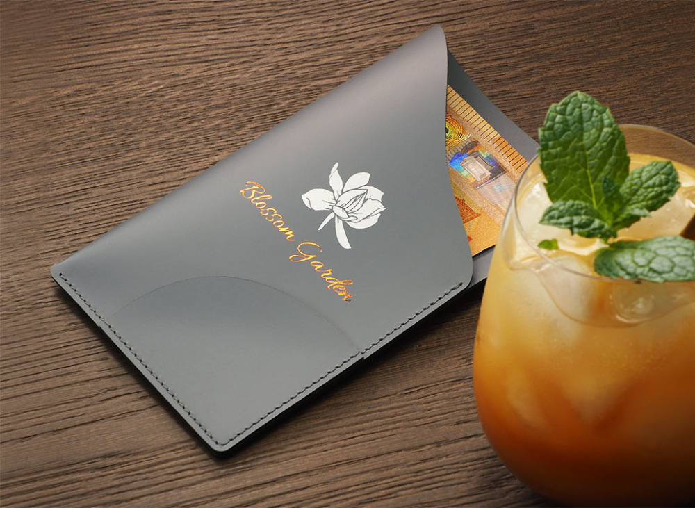 Logo trade promotional gifts image of: Bill holder 1592094