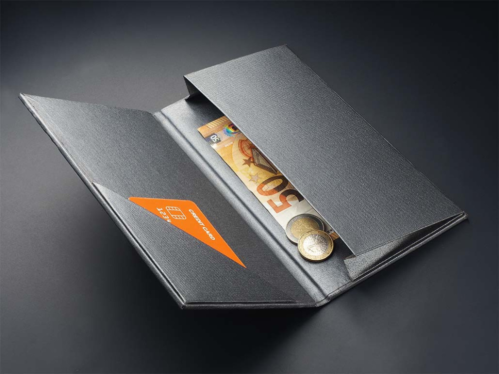 Logo trade promotional giveaways image of: Bill holder 1682280
