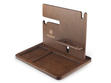 Logo trade business gifts image of: Wooden organiser 2016121