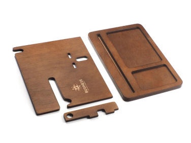 Logo trade promotional items picture of: Wooden organiser 2016121