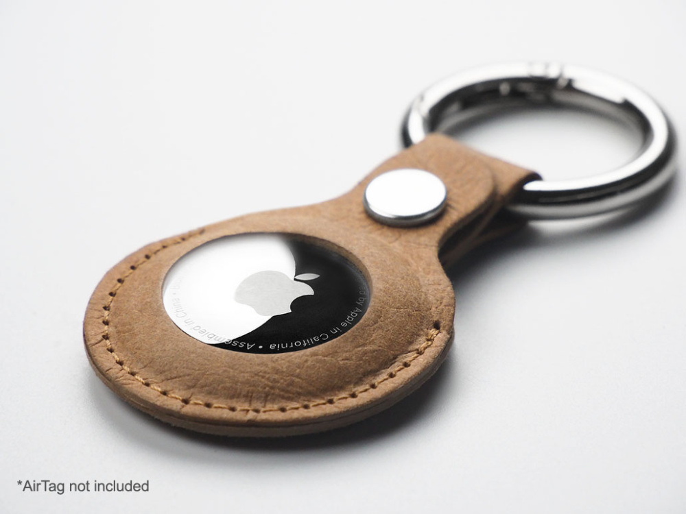 Logo trade advertising product photo of: Keyring with holder for AirTag 1914106