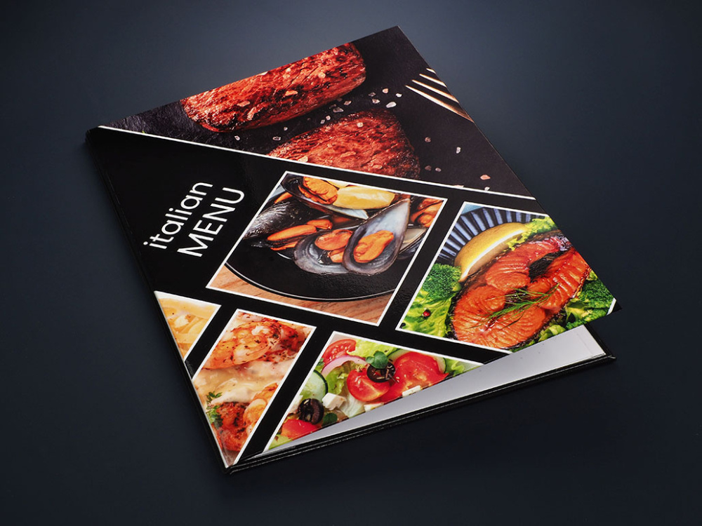 Logo trade promotional giveaway photo of: Menu cover 1823117