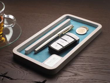 Logo trade advertising products image of: Wooden desk organiser 1818121
