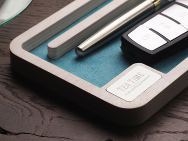 Logo trade promotional products image of: Wooden desk organiser 1818121