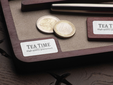 Logotrade promotional giveaway image of: Wooden desk organiser 1818121