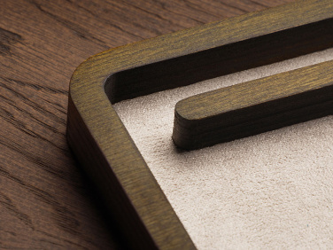 Logo trade promotional merchandise image of: Wooden desk organiser 1818121