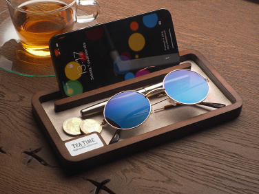 Logo trade promotional products picture of: Wooden desk organiser 1818121