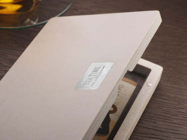 Logo trade promotional giveaways picture of: Wooden bill box 1816121