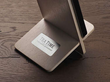 Logotrade promotional merchandise image of: Wooden telephone stand 1834121