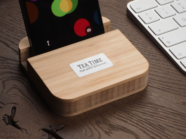 Logotrade promotional giveaway image of: Wooden telephone stand 1847292