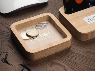 Logo trade promotional item photo of: Wooden desk organiser 1849292