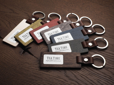 Logotrade promotional giveaway picture of: Wooden keyring 1853121