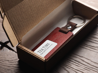 Logotrade advertising product image of: Wooden keyring 1853121