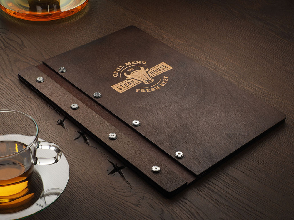 Logo trade advertising products picture of: Menu cover 1860121