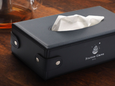 Logo trade business gifts image of: Tissue box 1673319
