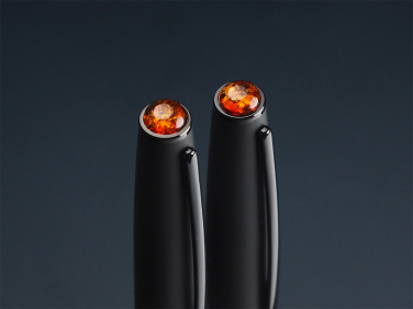 Logotrade business gifts photo of: Amber Pen set  1235036
