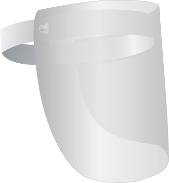 Logotrade corporate gifts photo of: TEMIDA tilting face shield 1424162