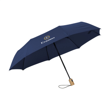 Logotrade corporate gift image of: Michigan foldable RCS RPET umbrella 21 inch