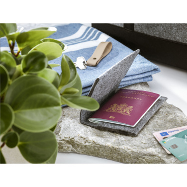 Logo trade advertising product photo of: Identify GRS RPET Felt passport holder