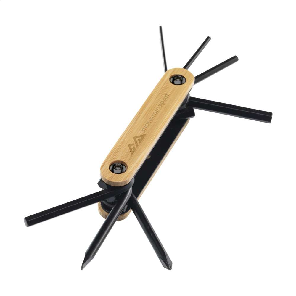 Logotrade business gifts photo of: Bamboo Black Tool multi tool