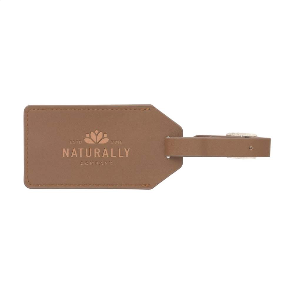Logotrade business gifts photo of: Vegan Pineapple Leather Luggage Tag