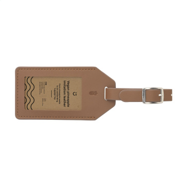 Logo trade promotional gifts image of: Vegan Pineapple Leather Luggage Tag