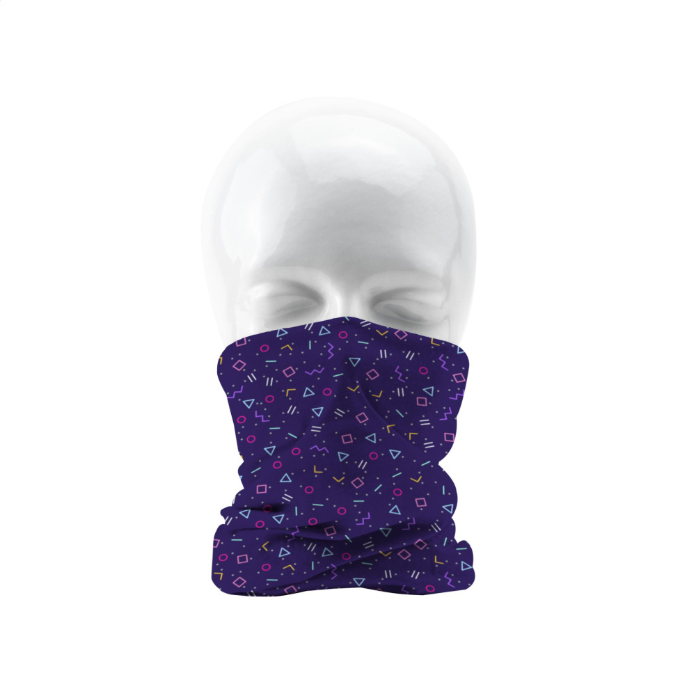 Logotrade advertising products photo of: Bandana RPET multi-functional scarf all-over printing
