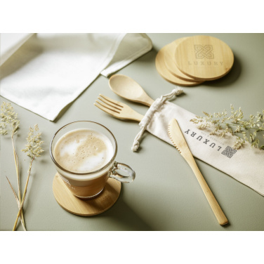 Logo trade promotional products image of: Bambu Cutlery Set