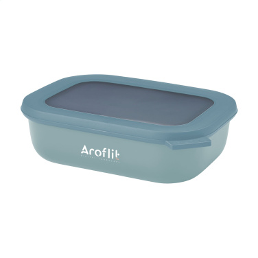 Logo trade promotional giveaways image of: Mepal Cirqula multi use rectangular bowl 1 L lunchbox