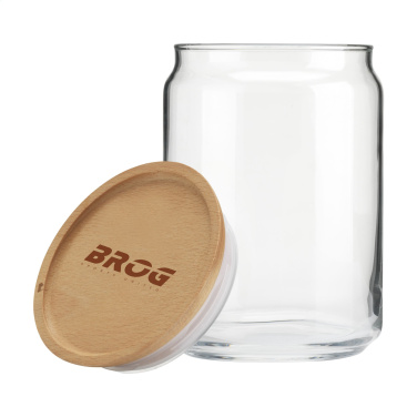 Logotrade promotional giveaway picture of: Wood Jar Storage