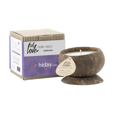 Logotrade promotional items photo of: We Love The Planet Coconut Candle