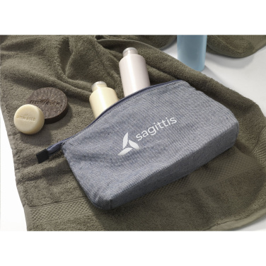 Logotrade promotional item image of: Wolkat Safi Recycled Textile Cosmetic Bag