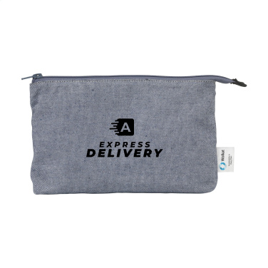 Logotrade corporate gift image of: Wolkat Safi Recycled Textile Cosmetic Bag