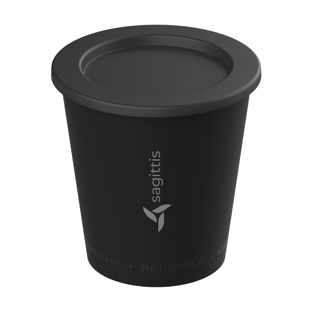 Logotrade promotional item picture of: Drinking Cup Bio-Based Lid 200 ml
