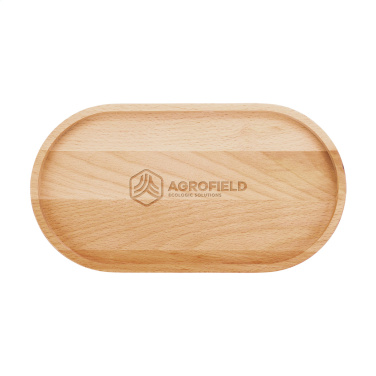 Logo trade promotional giveaways picture of: Harmony Serving Tray Oval