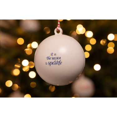Logotrade promotional merchandise photo of: Christmas Bauble Ø 7 cm Recycled PP - Made in Europe